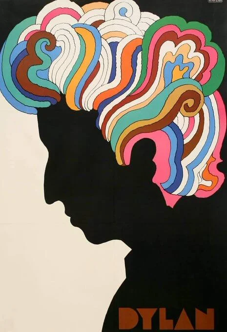 MiltonGlaser-afficheBobDylan MiltonGlaser-afficheBobDylan