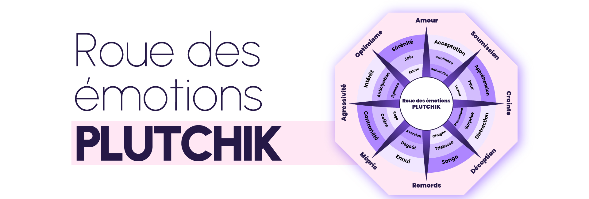 Roue des émotions Plutchik