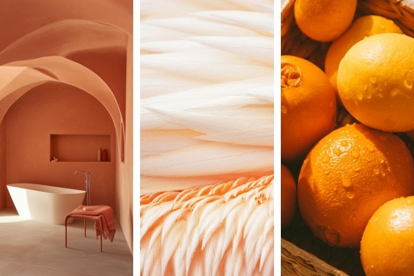 variantes de couleurs orange