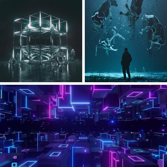 Tendance Neon noir : Mike Winkelmann aka beeple